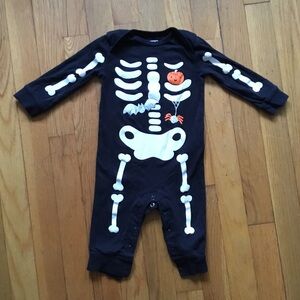 Carter’s Baby Halloween Skeleton Jumpsuit